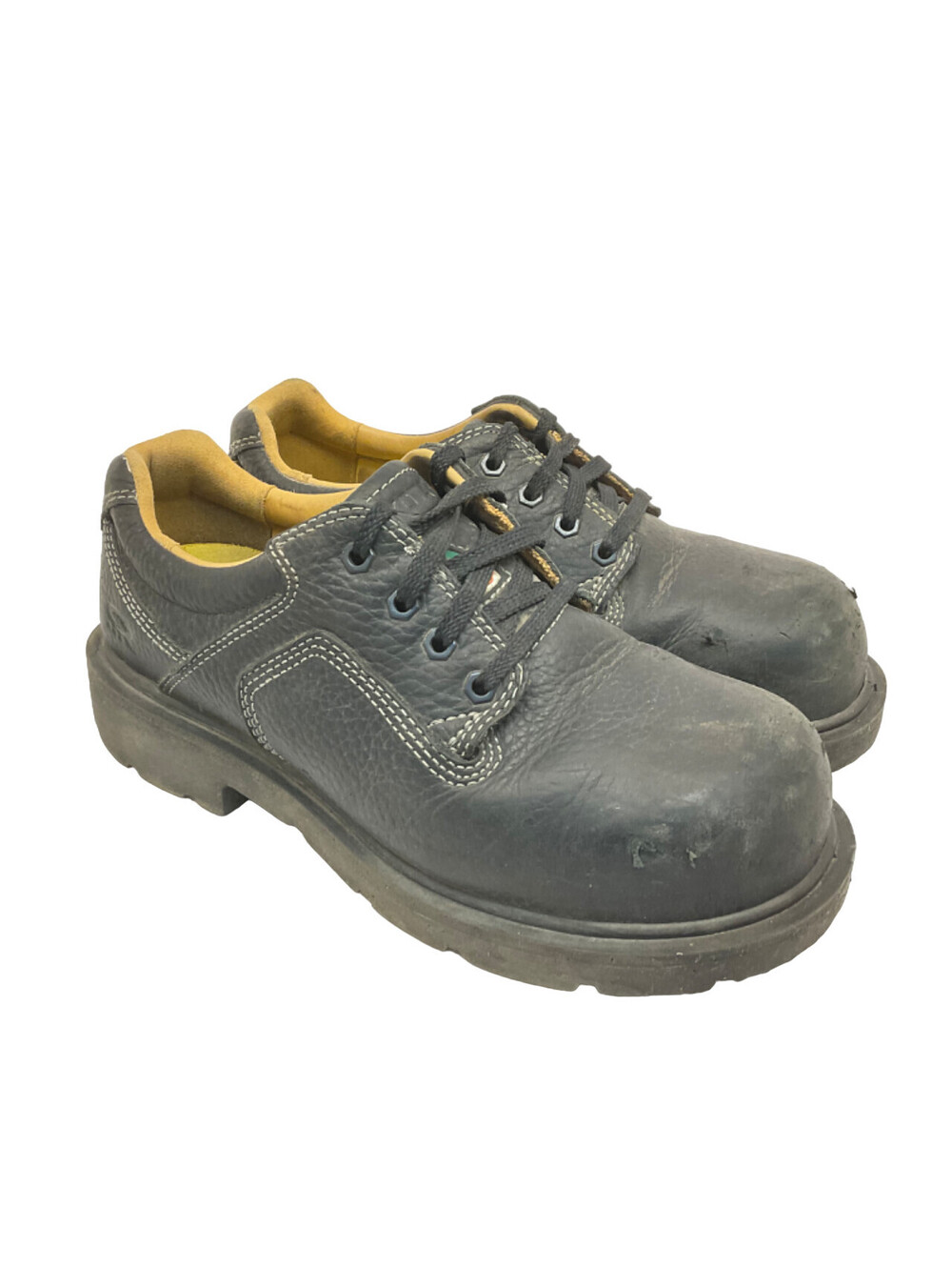 DAKOTA Men's Low-Cut Quad Comfort Steel Toe Steel Plate Work Shoes Black 8.5W